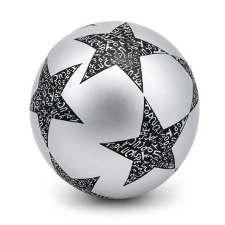 Детский резиновый мяч Звезда RB20302(Silver) 60 грамм, диаметр 18 см