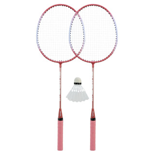 Набор для игры Бадминтон BD23556(Pink) 2 ракетки, волан, чехол